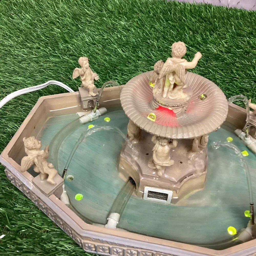 Lemax Lighted Village Square Fountain